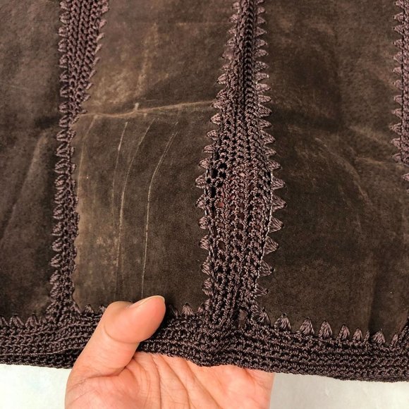 Vintage Gantos women's suede leather button down jacket size S - Picture 5 of 7